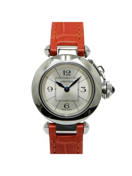 Cartier Miss Pasha Silver Dial SS Quartz Watch Polished main image 7